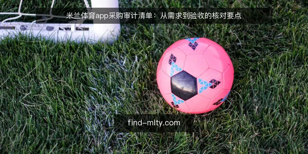 米兰体育app采购审计清单：从需求到验收的核对要点 — 为何现在需要审计采购方案 配图